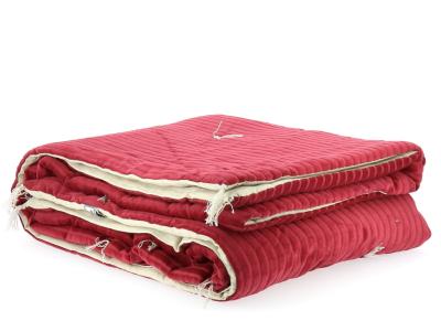 Duvet en velours matelassé Veluti  Bordeaux