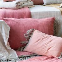 WAVY Housse de coussin 50x75 Blush