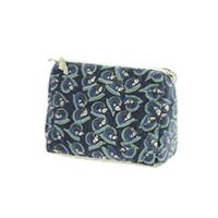 Trousse de toilette ART DECO Velours Indigo 