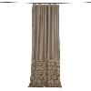 Goa rideaux duo doublés en velours  Beige