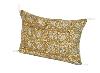 Coussin Indienne 30x45 cm Ocre Fleurs