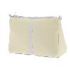 Trousse de toilette Extra Large SOIE - Dos en coton imprimé - Tabac