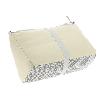 Trousse de toilette Extra Large SOIE - Dos en coton imprimé - Tabac