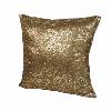 TOURBILLON Coussin en lin brodé de sequins 40x40 cm