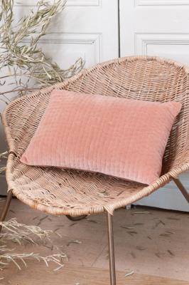 Coussin Vague 30x45 Rose Poudre