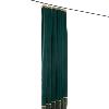Goa rideaux duo doublés en velours Celadon