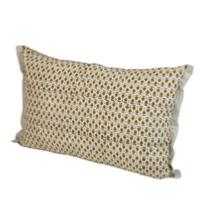 Coussin Indienne 35x50 cm Ocre Semis