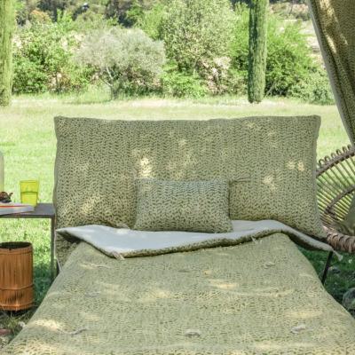 Coussin Lier 50X100 en lin Olive