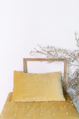 Grand Coussin Vague 50x75 Citron