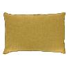 Grand Coussin Etamine en lin lavé 50x75 cm Ocre