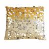 Coussin Gipsy Ocre brodé de sequins