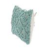 Coussin Macramé Céladon