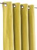 Lyric rideaux doublés en velours Jaune