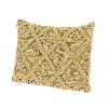 Coussin Macramé Ocre