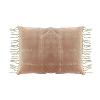 Coussin BOHO 50x75 cm Rose Poudre