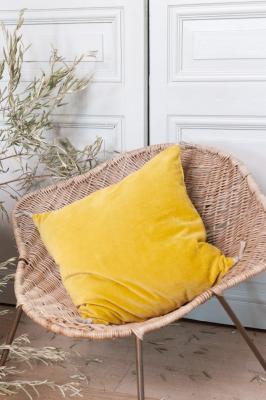 Coussin Lyric 45x45 Jaune