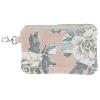 Trousse Plate en velours ANEMONE Rose Blush