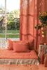 Coussin Etamine 40X55 en lin lavé Terracotta