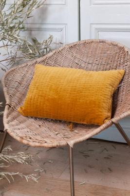 Coussin Vague 30x45 Tabac