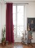 Lyric rideaux doublés en velours Terre Rouge