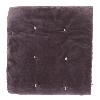 Bout de Lit en velours de coton matelassé Vague Violette