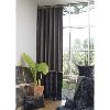 Goa rideaux duo doublés en velours Plomb