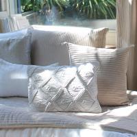 Coussin Macramé Blanc