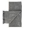 Nappe platine frangé en mercure et fil de lurex - 170x270cm