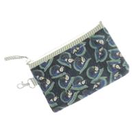 Trousse plate ART DECO Velours INDIGO