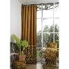 Goa rideaux duo doublés en velours Curry