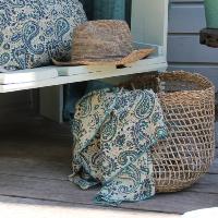 Pareo Indienne Indigo Cashemire