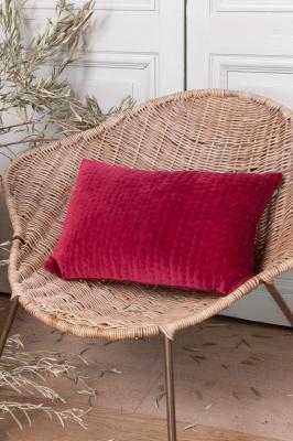 Coussin Vague 30x45 Terre Rouge