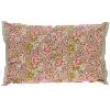 Grand coussin en coton imprimé BLOOM 50x75 cm TERRACOTTA