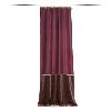 Goa rideaux duo doublés en velours Rubis