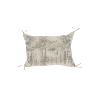 MANOSQUE Housse de coussin 25x35 cm imprimé monochrome Ananbô BEIGE