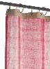 Voile de lin Ondée - Framboise