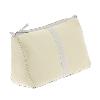 Trousse de toilette Extra Large SOIE - Dos en coton imprimé - Tabac
