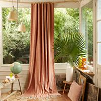 BOHO Rideau 140x300 cm BOHO Rose Poudre