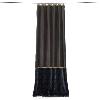 Goa rideaux duo doublés en velours Plomb