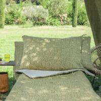 Coussin Lier 50X75 en lin Olive