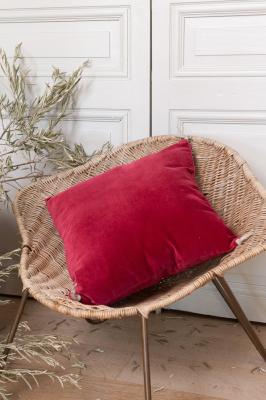 Coussin Lyric 45x45 Terre Rouge