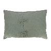 Grand Coussin Etamine en lin lavé 50x75 cm Lichen