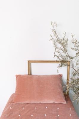 Grand Coussin Lyric 50x75 Rose Poudre