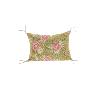 Coussin en coton imprimé BLOOM 25x35 cm OLIVE