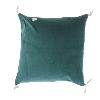 Coussin Lyric 45x45 Bleu orage