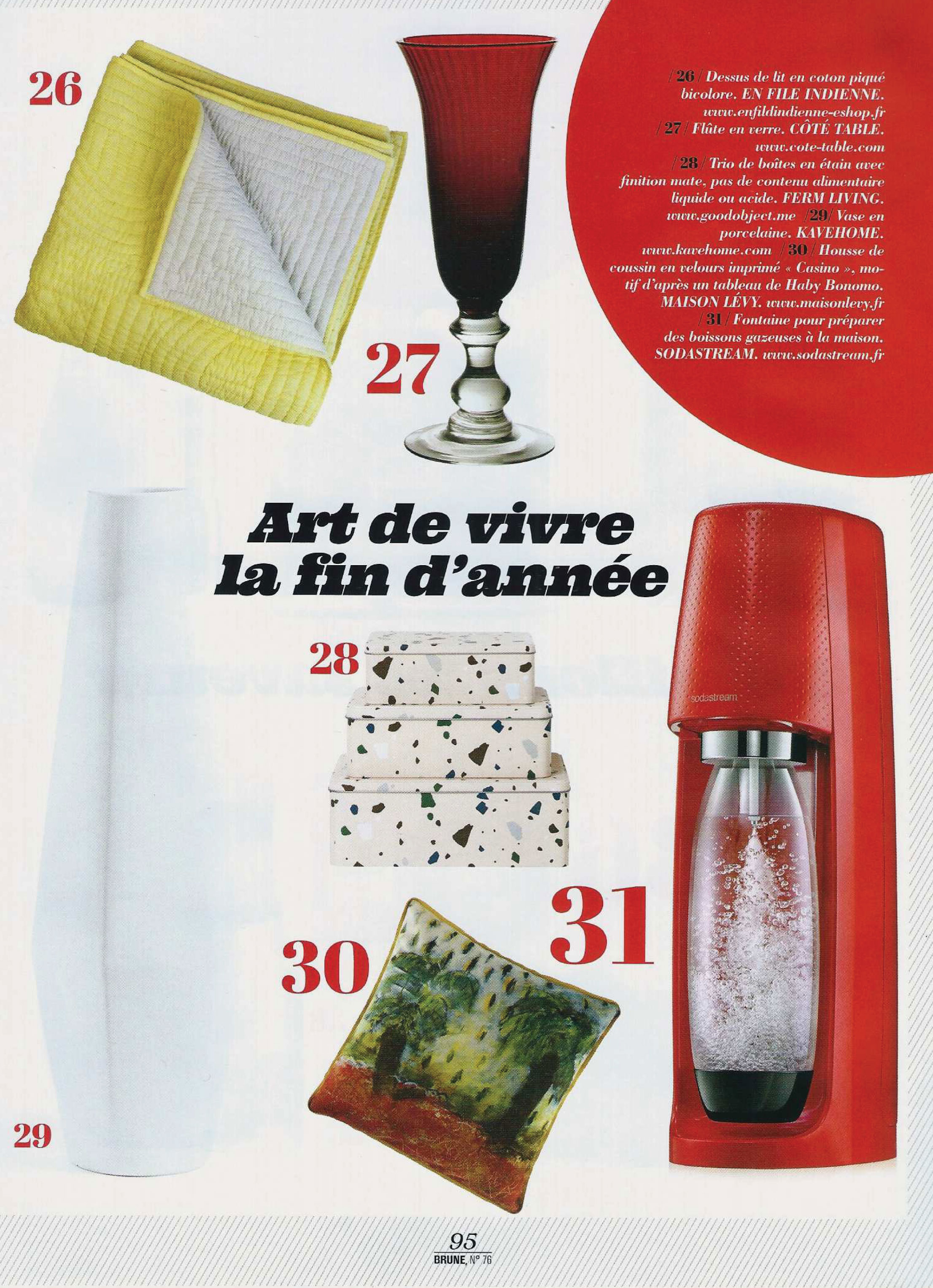 Dessus de lit Boutis Basic jaune