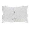 Grand Coussin Etamine en lin lavé 50x75 cm Blanc