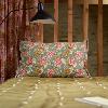 Grand coussin en coton imprimé BLOOM 50x75 cm CELADON