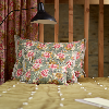 Grand coussin en coton imprimé BLOOM 50x75 cm CELADON