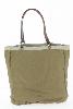 Sac Cabas en lin lavé Bambou - Anses en cuir